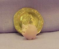 Dolls house Small Pink Pig 