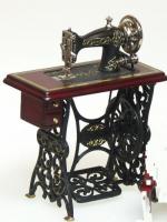 Mahogany Treadle Sewing Machine