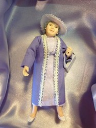 Lady in Lavender Coat